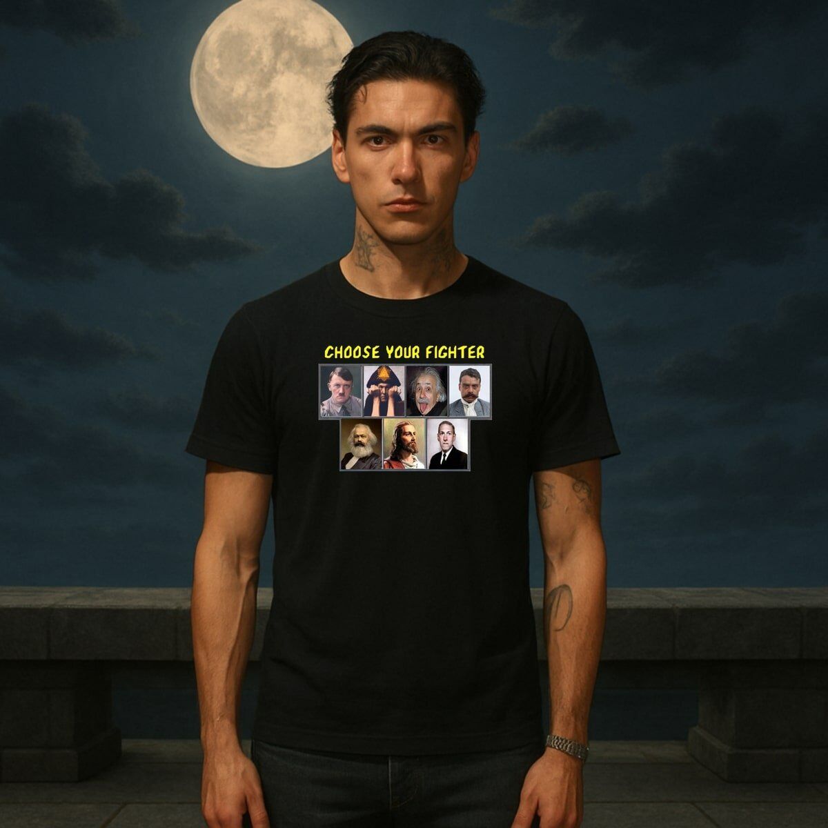 PLAYERA CHOOSE FIGHTER HOMBRE - Imagen 2